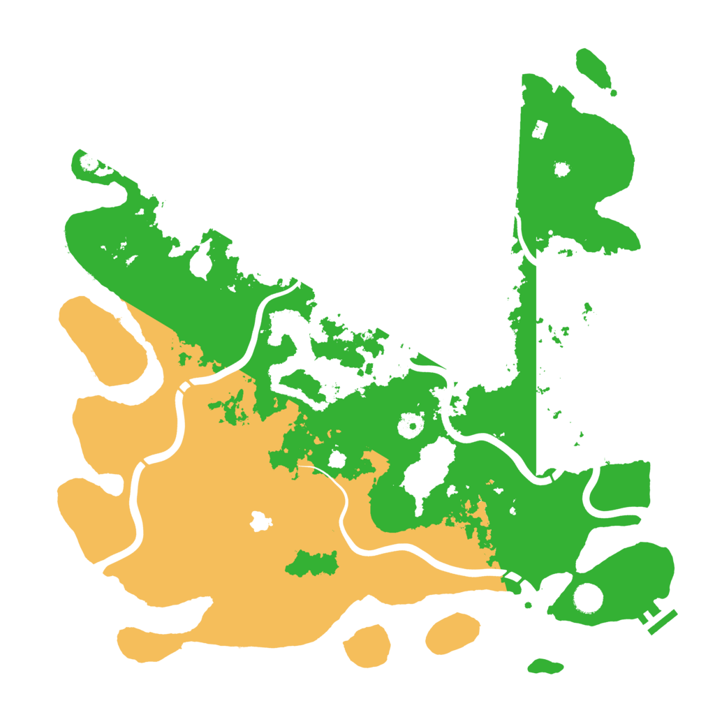 Biome Rust Map: Procedural Map, Size: 4250, Seed: 17615