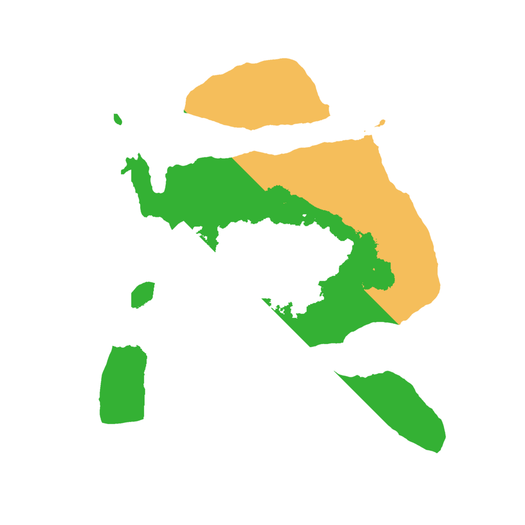 Biome Rust Map: Procedural Map, Size: 2000, Seed: 5855523