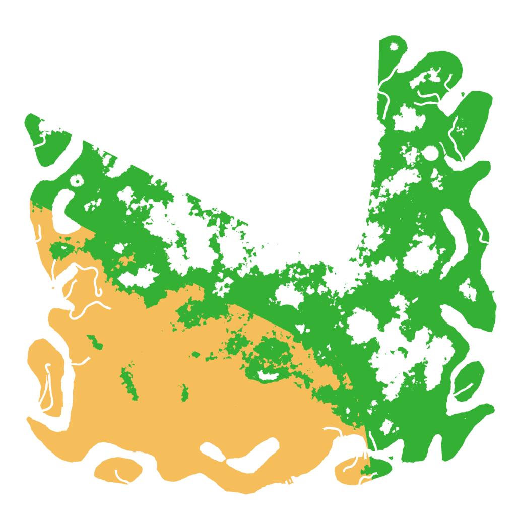 Biome Rust Map: Procedural Map, Size: 6000, Seed: 51992707