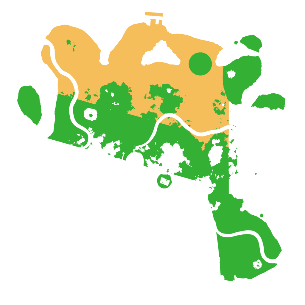 Biome Rust Map: Procedural Map, Size: 3492, Seed: 2147483647