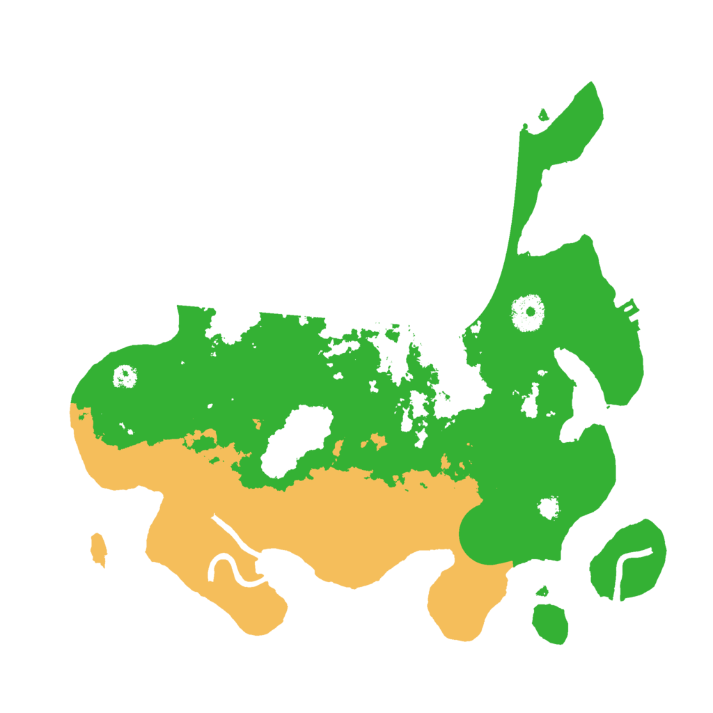 Biome Rust Map: Procedural Map, Size: 3050, Seed: 1234
