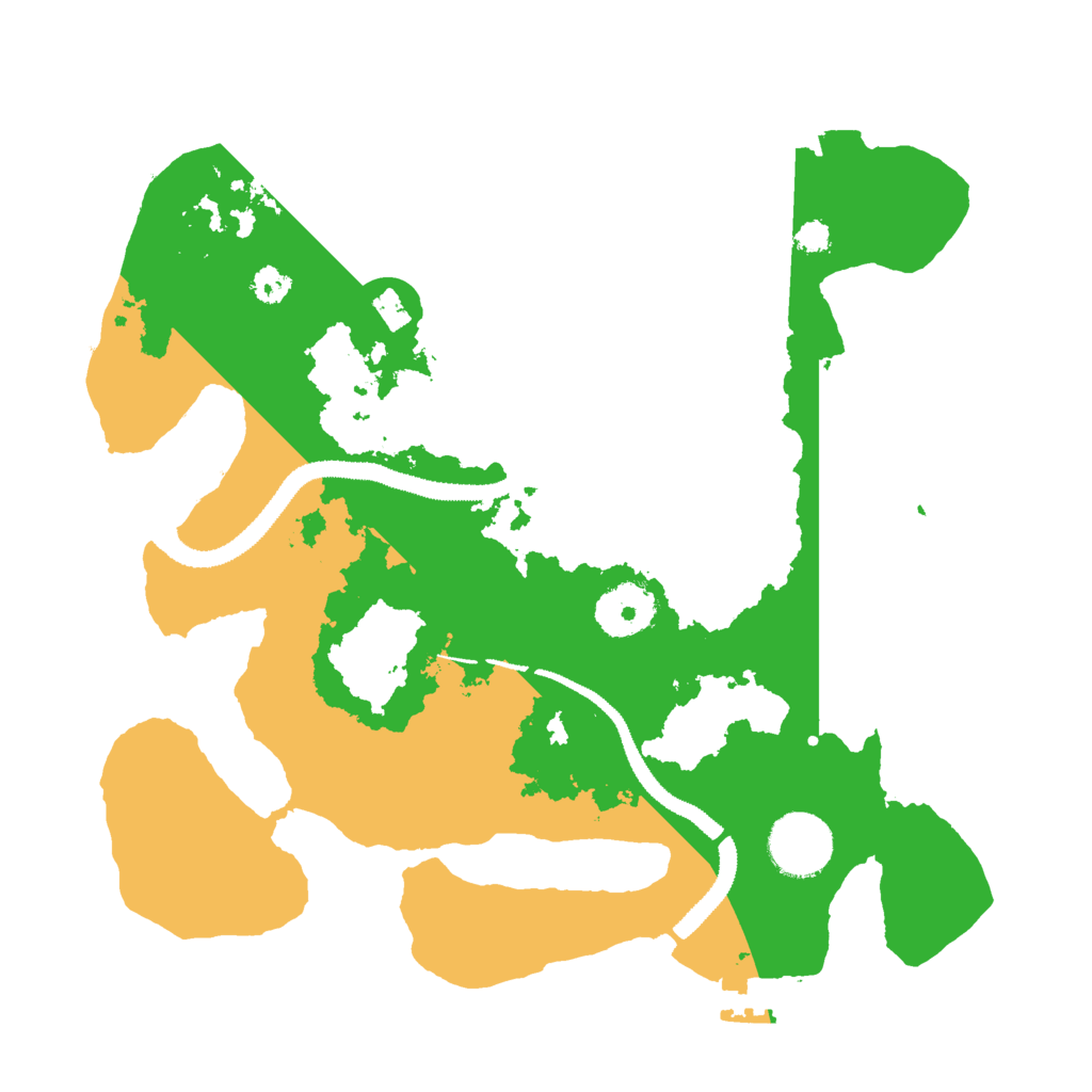 Biome Rust Map: Procedural Map, Size: 3000, Seed: 4920637