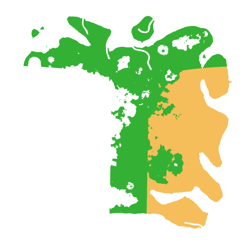 Biome Rust Map: Procedural Map, Size: 3500, Seed: 633831124