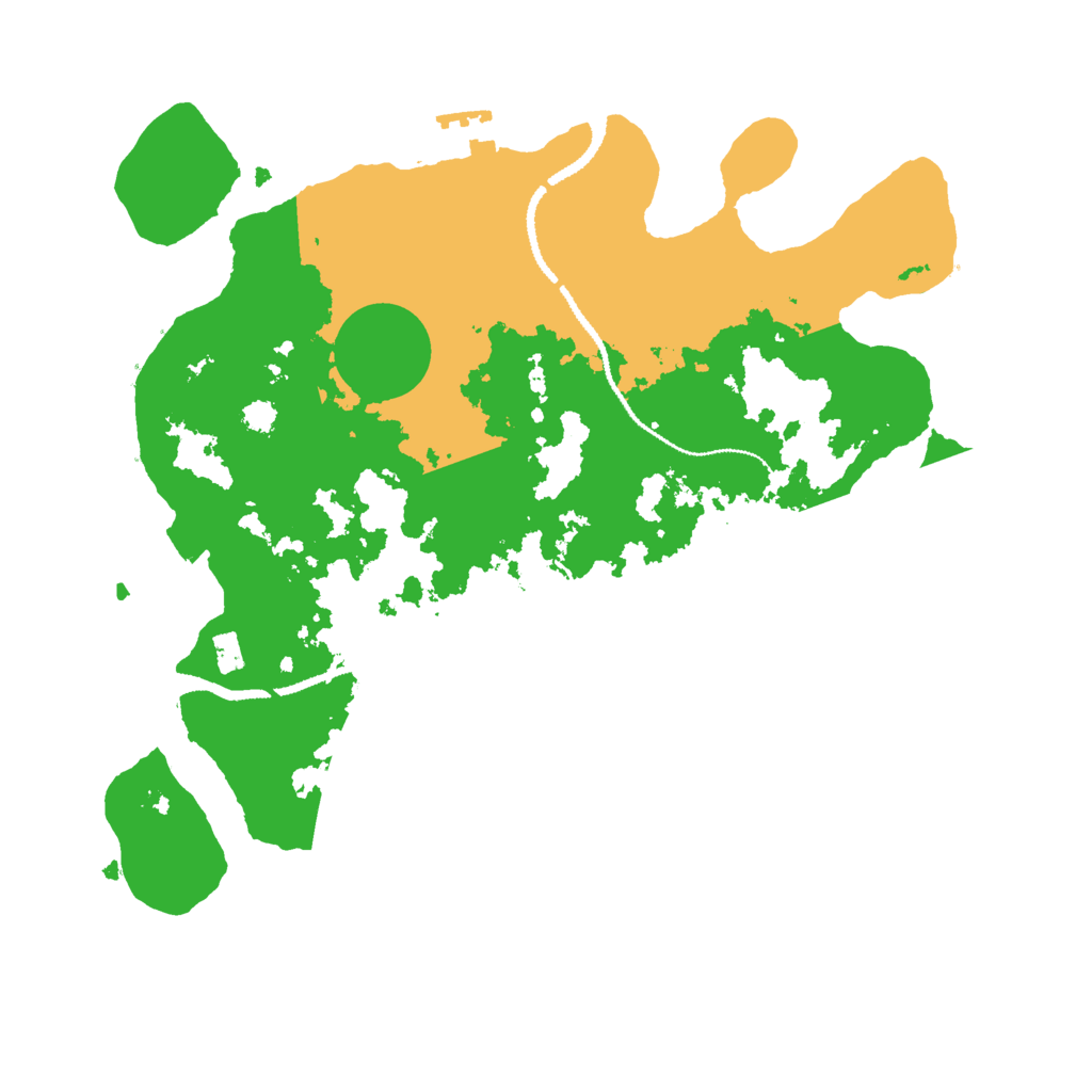 Biome Rust Map: Procedural Map, Size: 3000, Seed: 307011922