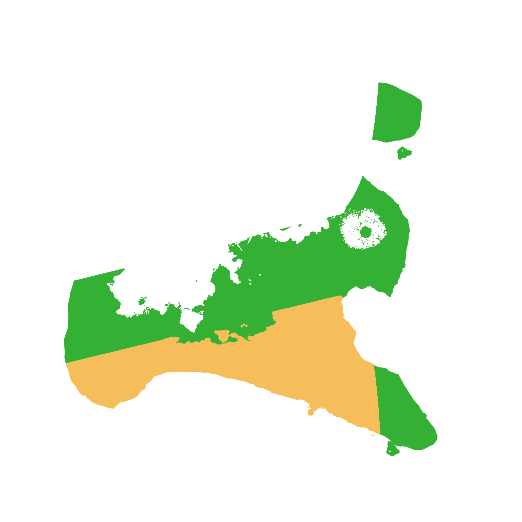 Biome Rust Map: Procedural Map, Size: 1900, Seed: 852810219
