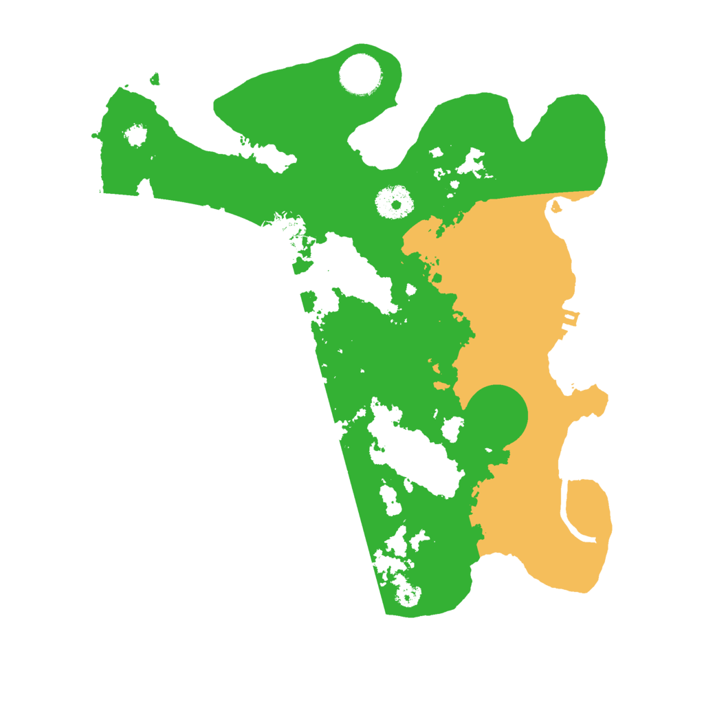 Biome Rust Map: Procedural Map, Size: 3000, Seed: 5280