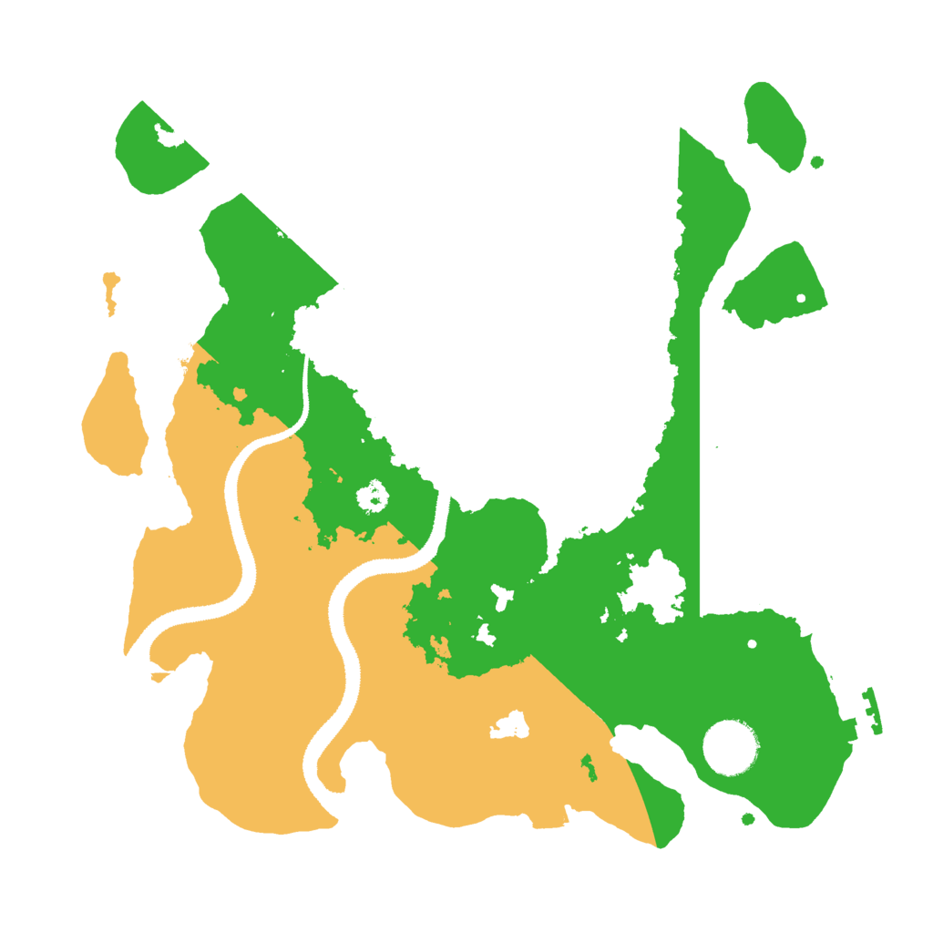 Biome Rust Map: Procedural Map, Size: 3000, Seed: 86919