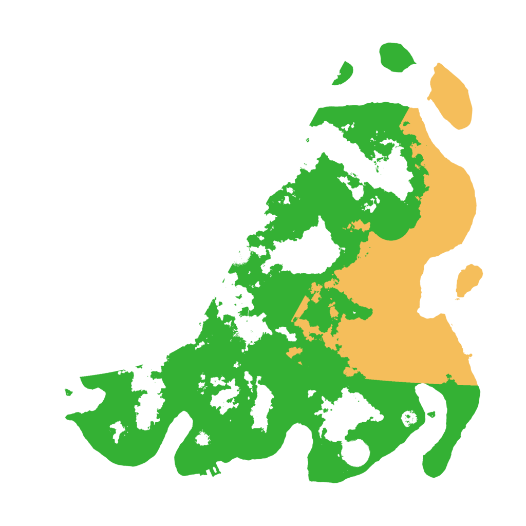Biome Rust Map: Procedural Map, Size: 3500, Seed: 1823853386