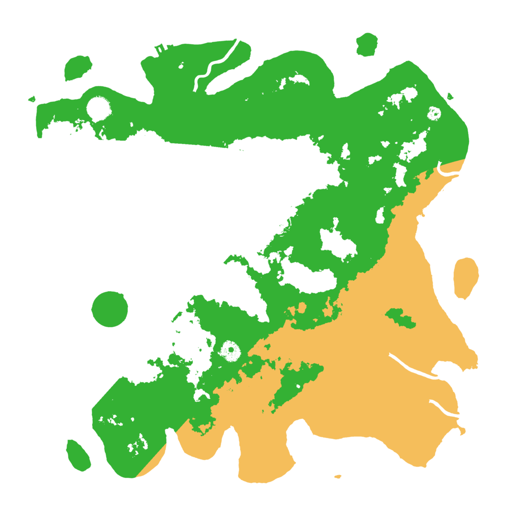 Biome Rust Map: Procedural Map, Size: 3900, Seed: 63999404