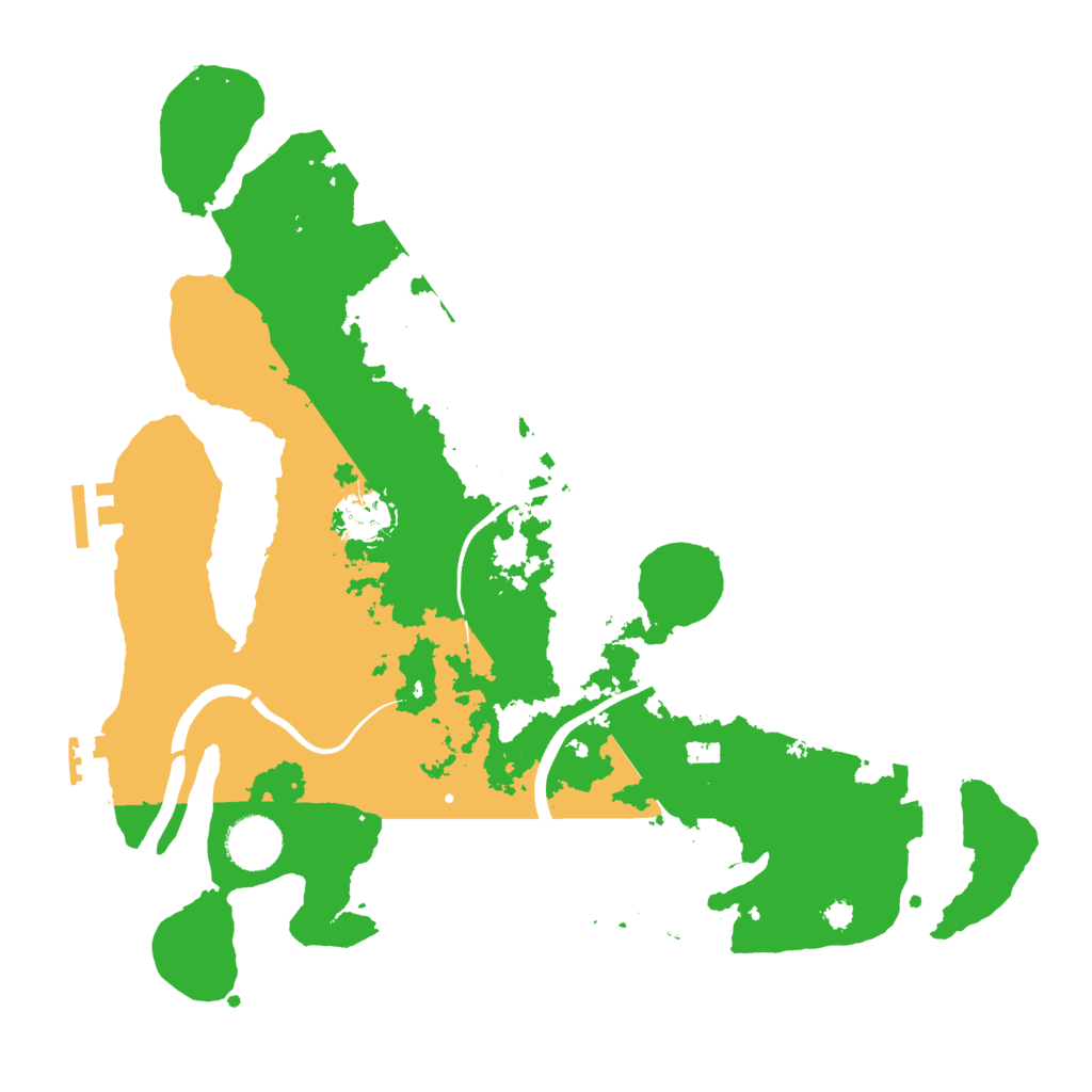 Biome Rust Map: Procedural Map, Size: 3500, Seed: 7093809