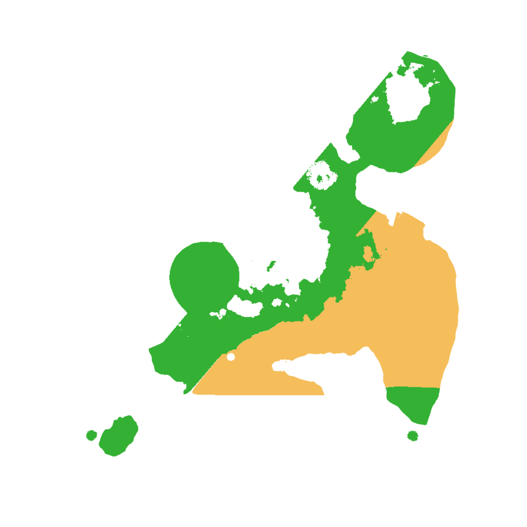 Biome Rust Map: Procedural Map, Size: 2000, Seed: 2321