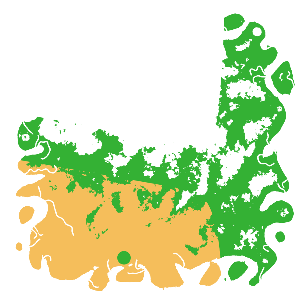 Biome Rust Map: Procedural Map, Size: 6000, Seed: 1144024726