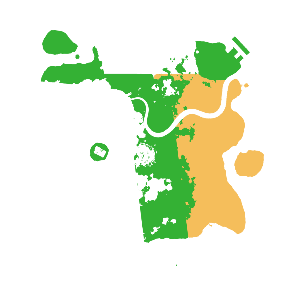 Biome Rust Map: Procedural Map, Size: 2715, Seed: 1806