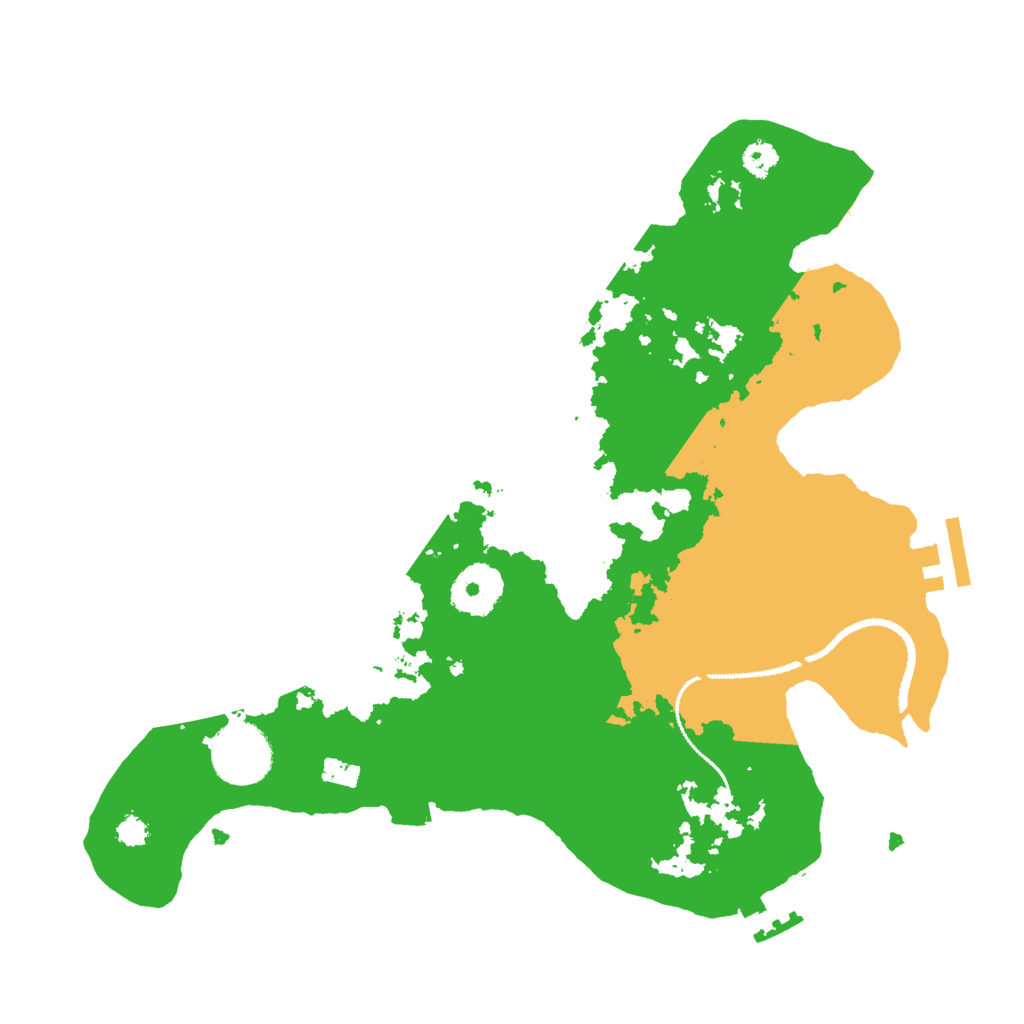 Biome Rust Map: Procedural Map, Size: 3000, Seed: 1302503821