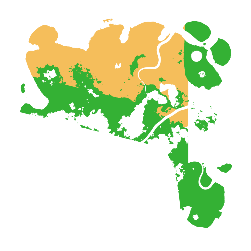 Biome Rust Map: Procedural Map, Size: 4000, Seed: 84904127