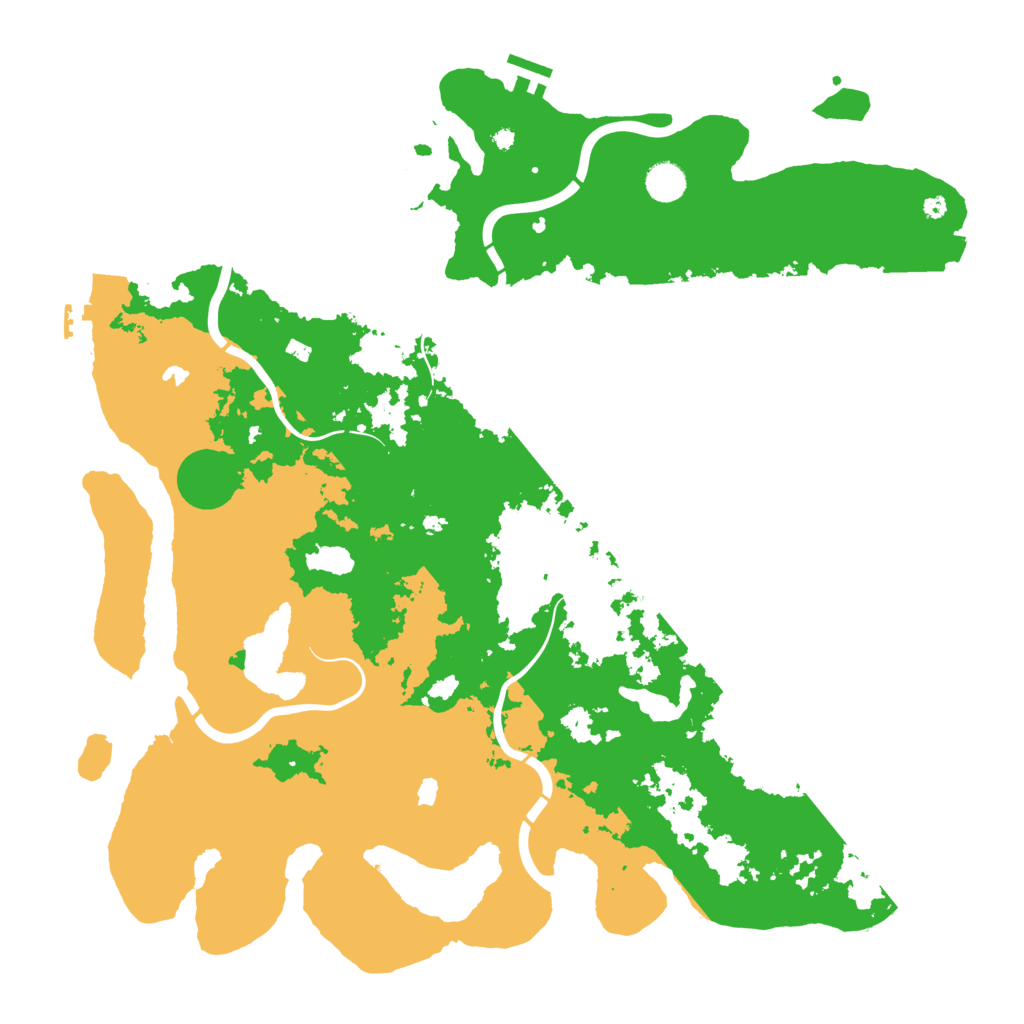 Biome Rust Map: Procedural Map, Size: 4500, Seed: 897339135