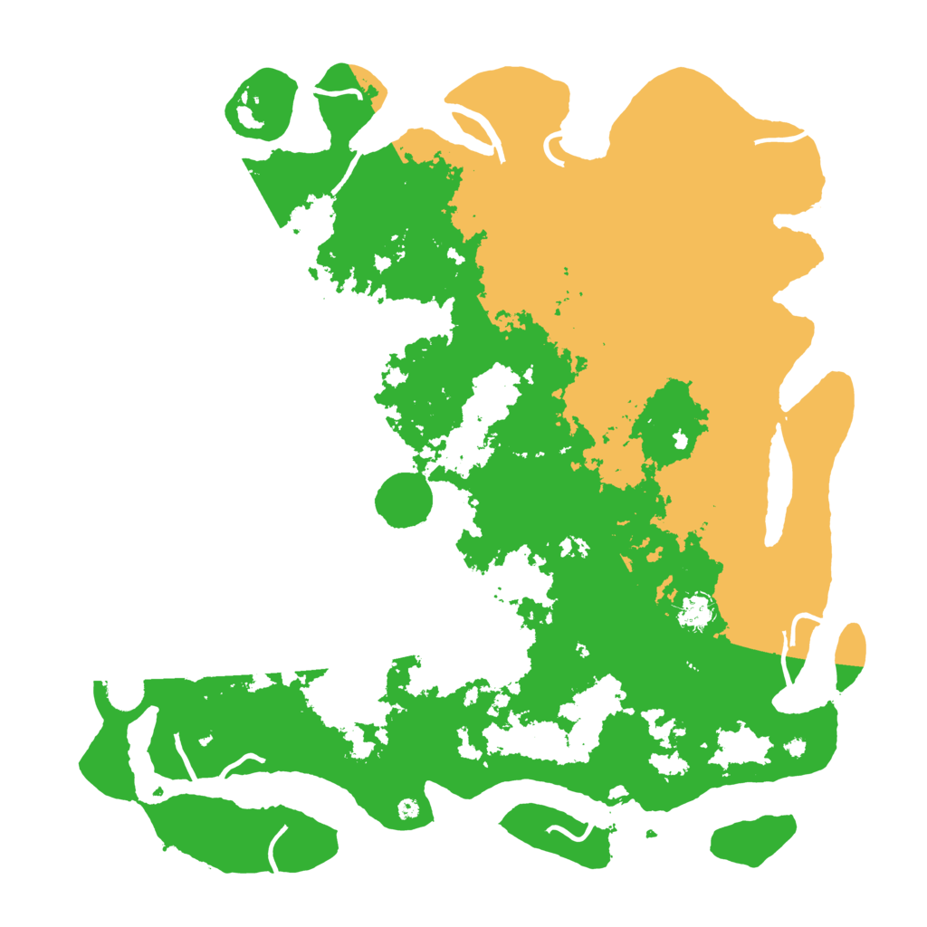 Biome Rust Map: Procedural Map, Size: 4500, Seed: 113330619