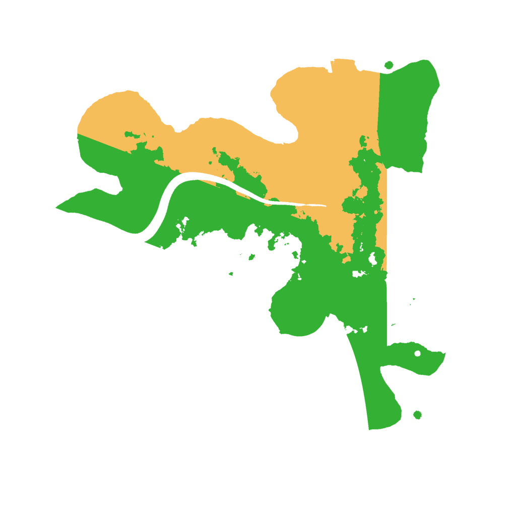 Biome Rust Map: Procedural Map, Size: 2500, Seed: 12065