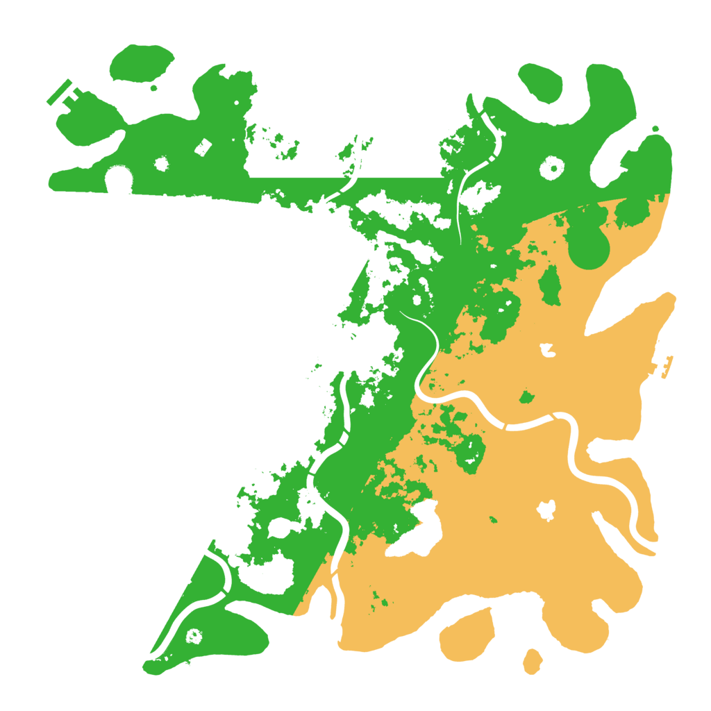 Biome Rust Map: Procedural Map, Size: 4500, Seed: 1235874617