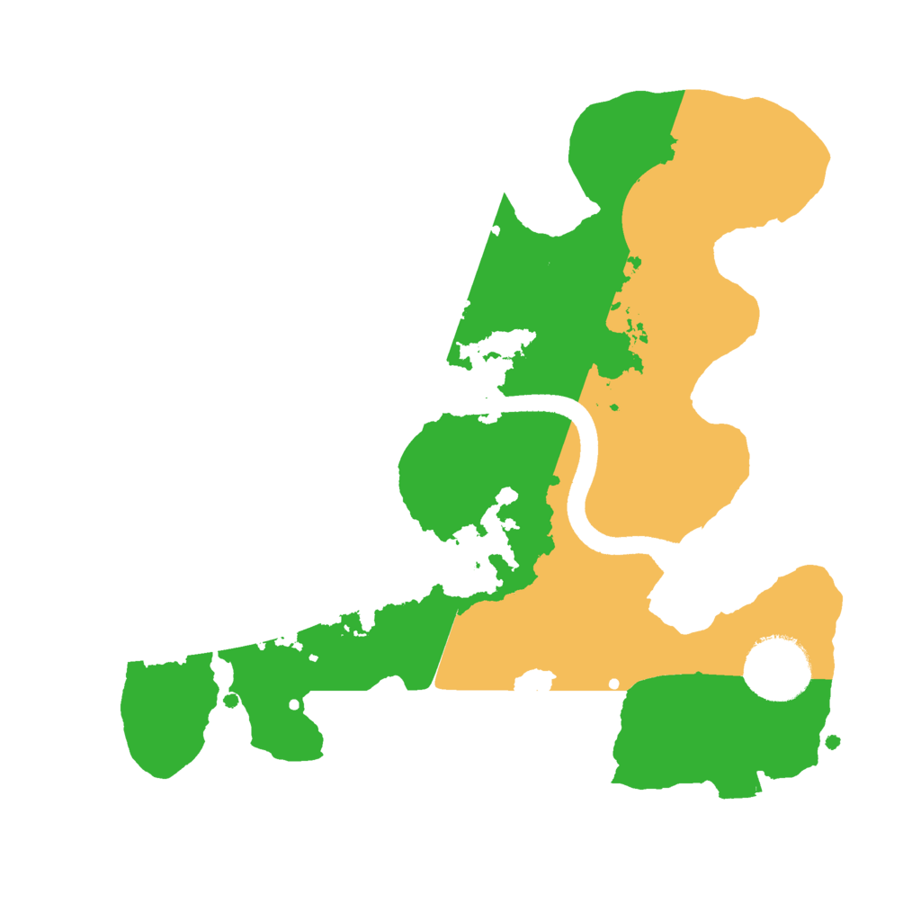 Biome Rust Map: Procedural Map, Size: 2500, Seed: 825182806