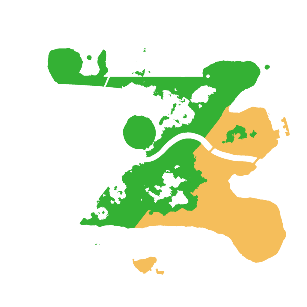 Biome Rust Map: Procedural Map, Size: 2500, Seed: 305