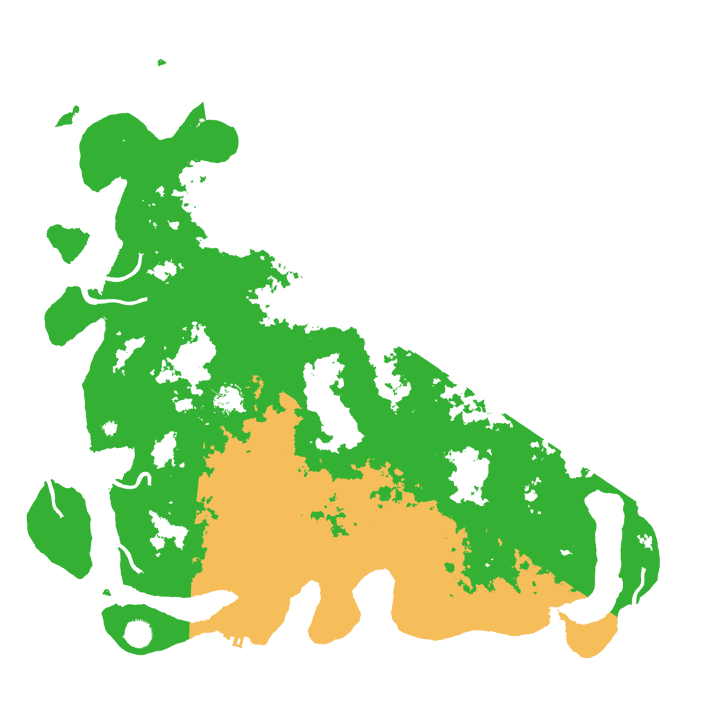 Biome Rust Map: Procedural Map, Size: 4500, Seed: 961874066