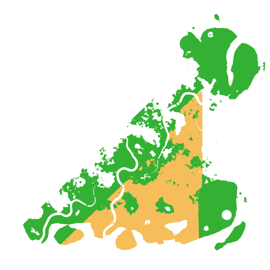 Biome Rust Map: Procedural Map, Size: 4800, Seed: 7536