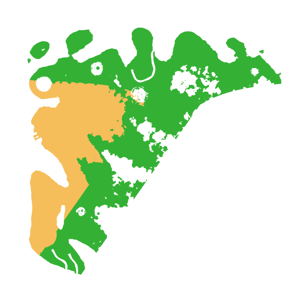Biome Rust Map: Procedural Map, Size: 3500, Seed: 16906