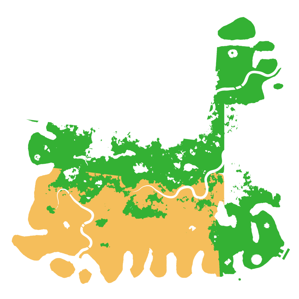 Biome Rust Map: Procedural Map, Size: 5000, Seed: 974358935