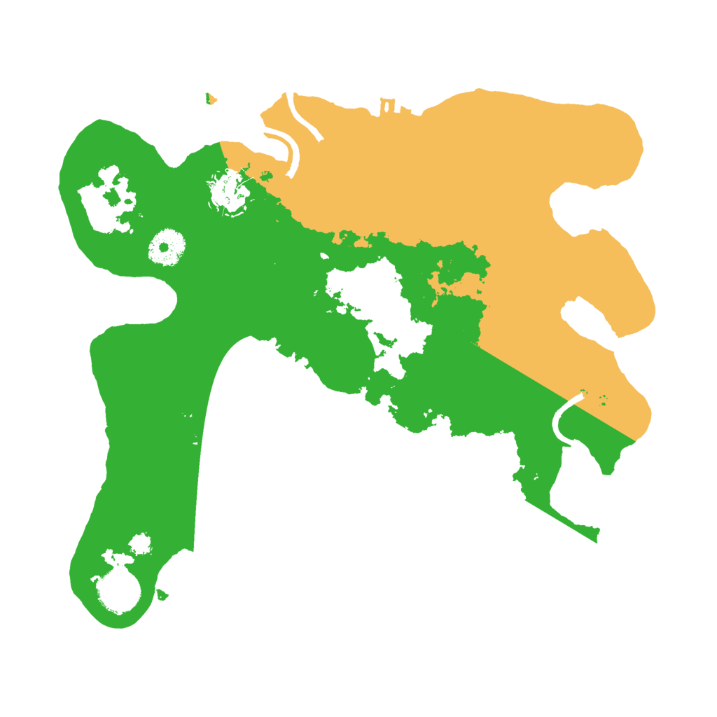 Biome Rust Map: Procedural Map, Size: 3000, Seed: 1860223595