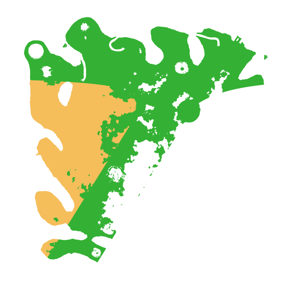 Biome Rust Map: Procedural Map, Size: 3500, Seed: 26274161