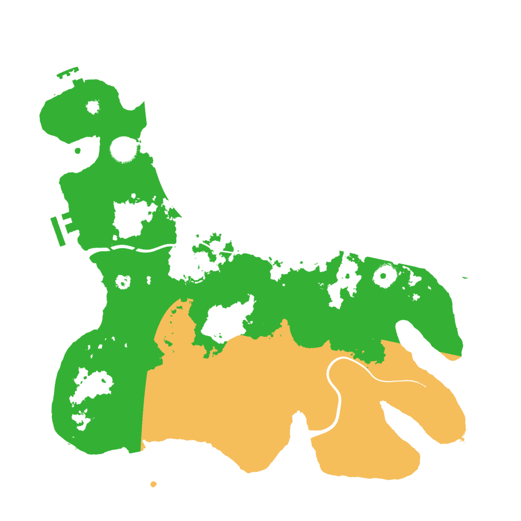 Biome Rust Map: Procedural Map, Size: 3500, Seed: 1948488533