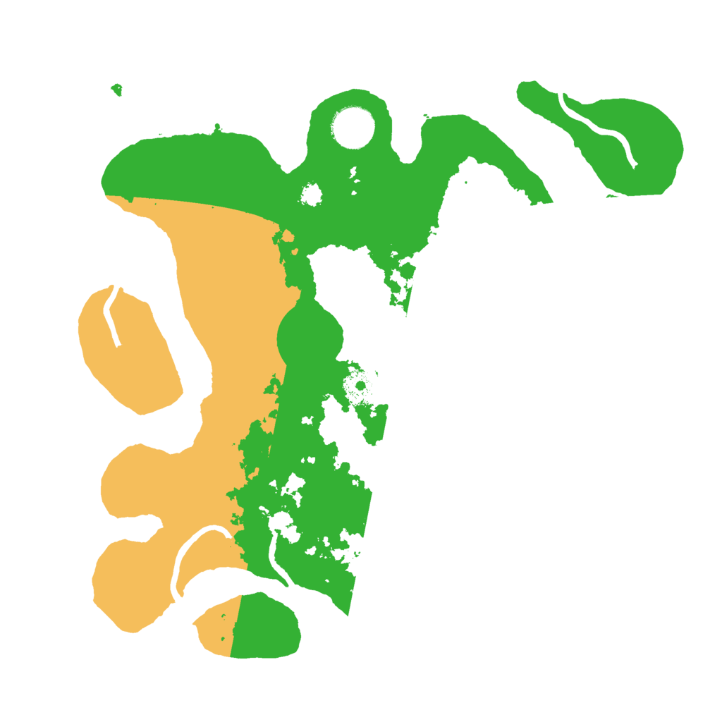 Biome Rust Map: Procedural Map, Size: 3000, Seed: 9990