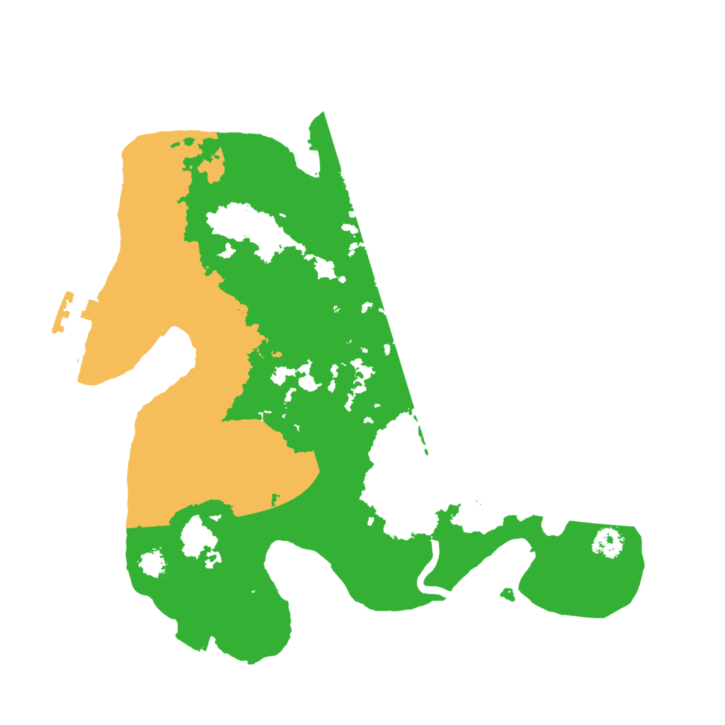 Biome Rust Map: Procedural Map, Size: 2500, Seed: 768575785