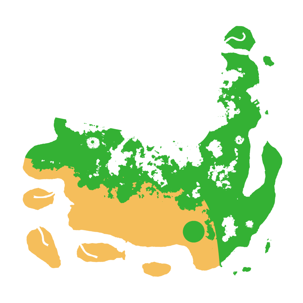 Biome Rust Map: Procedural Map, Size: 3700, Seed: 541475741