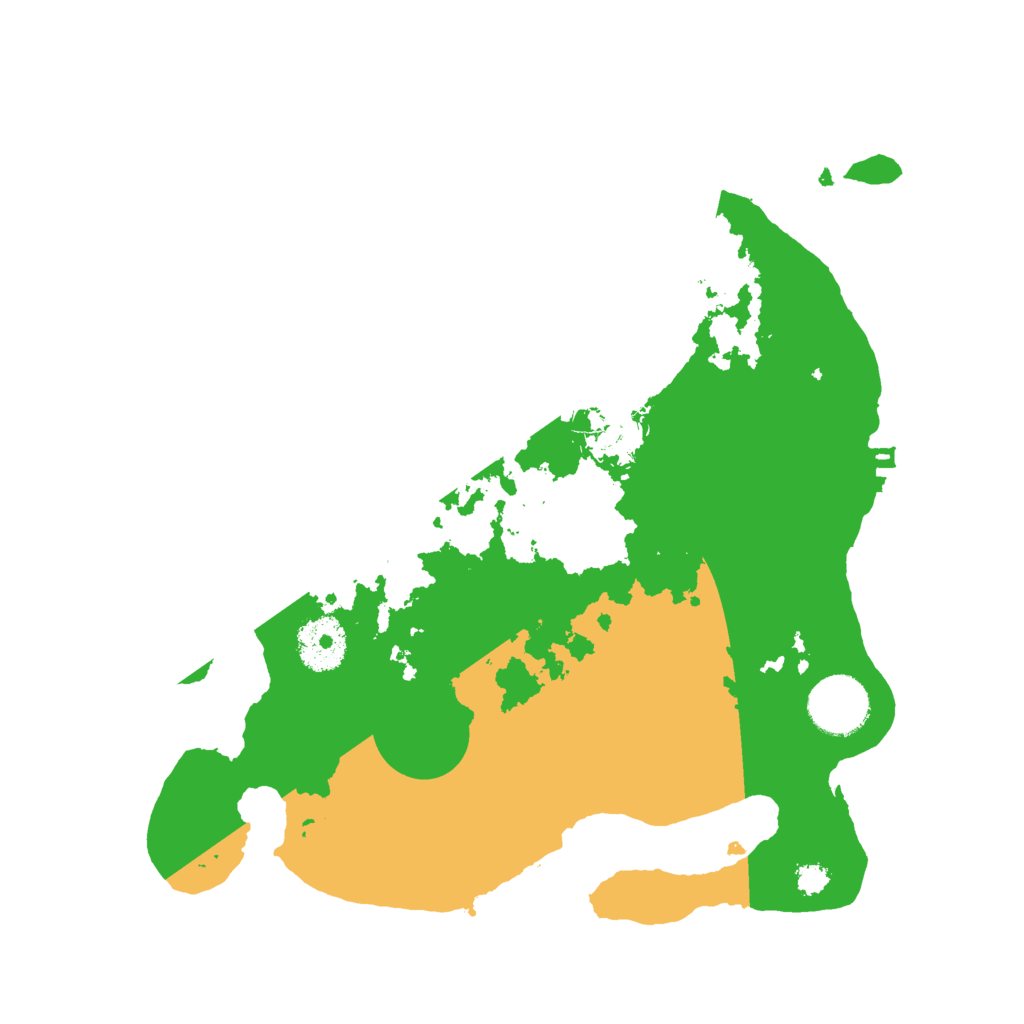 Biome Rust Map: Procedural Map, Size: 3000, Seed: 834199951