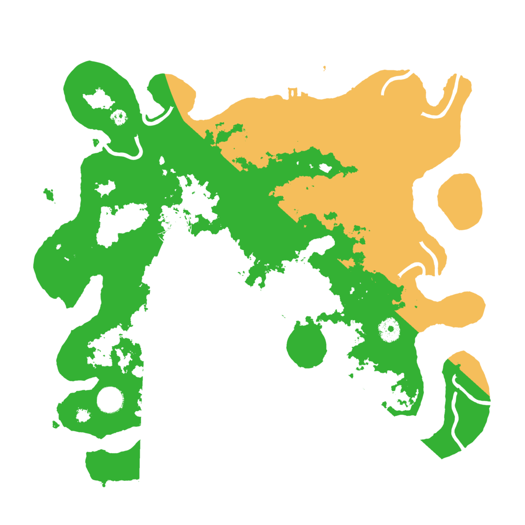 Biome Rust Map: Procedural Map, Size: 3500, Seed: 5911679