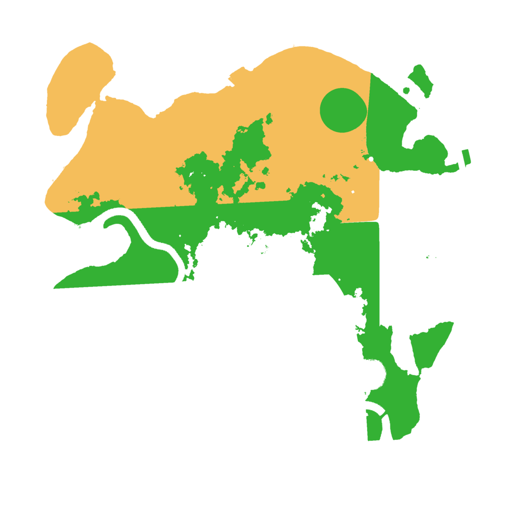 Biome Rust Map: Procedural Map, Size: 3000, Seed: 3689118