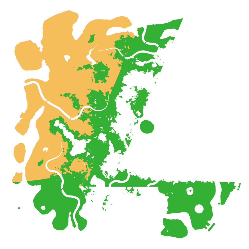 Biome Rust Map: Procedural Map, Size: 5000, Seed: 240369985