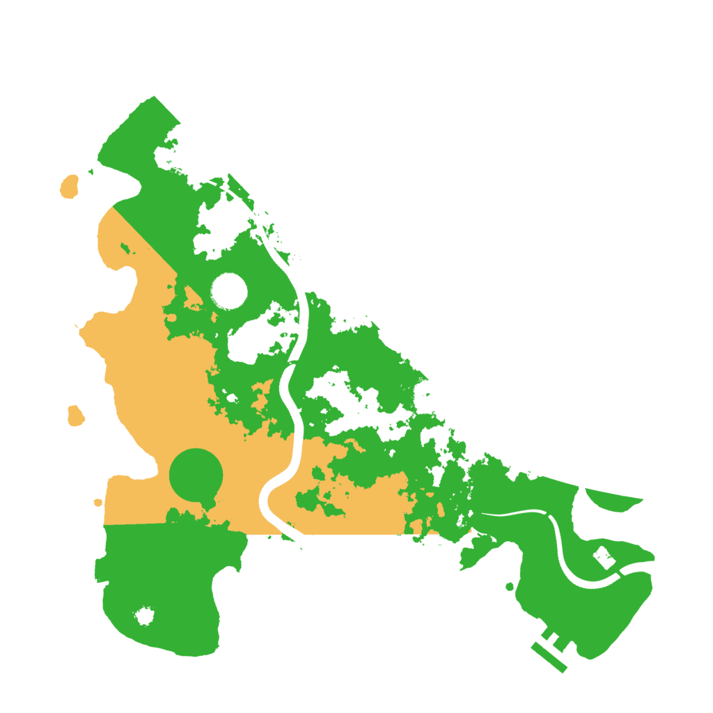 Biome Rust Map: Procedural Map, Size: 3500, Seed: 502138725