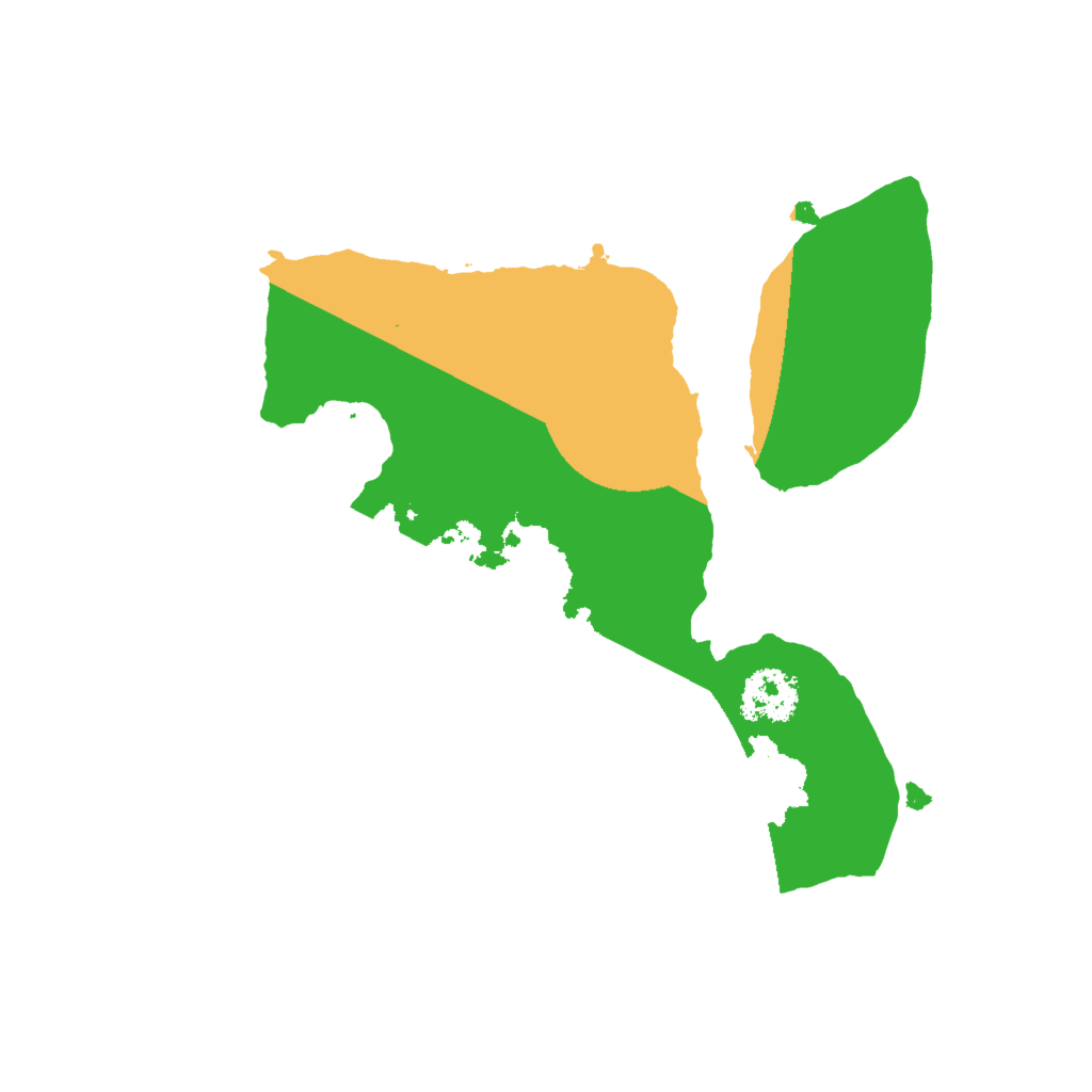 Biome Rust Map: Procedural Map, Size: 2000, Seed: 250536746