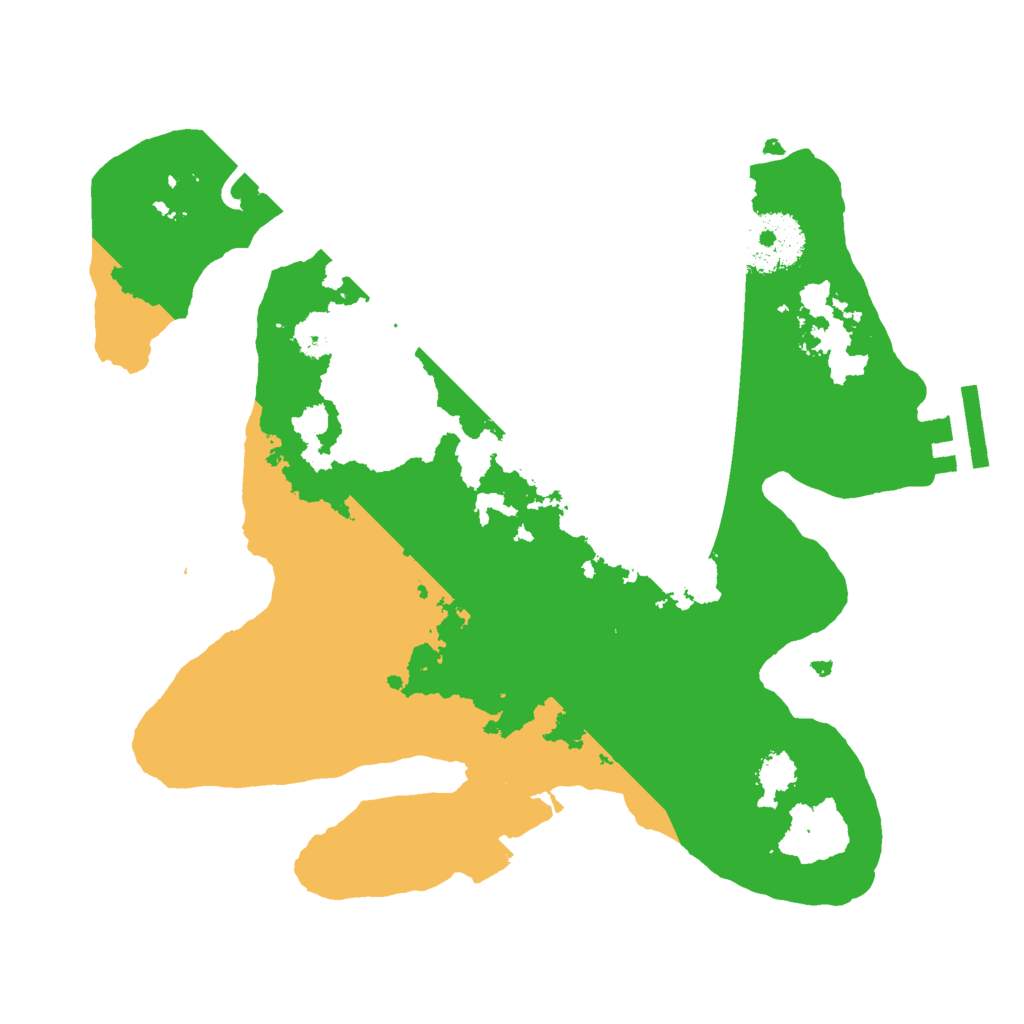 Biome Rust Map: Procedural Map, Size: 2500, Seed: 1087926708