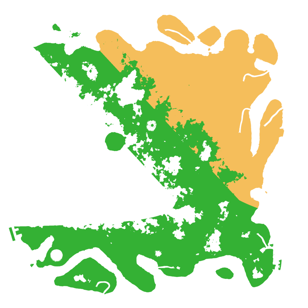 Biome Rust Map: Procedural Map, Size: 4500, Seed: 1625981295