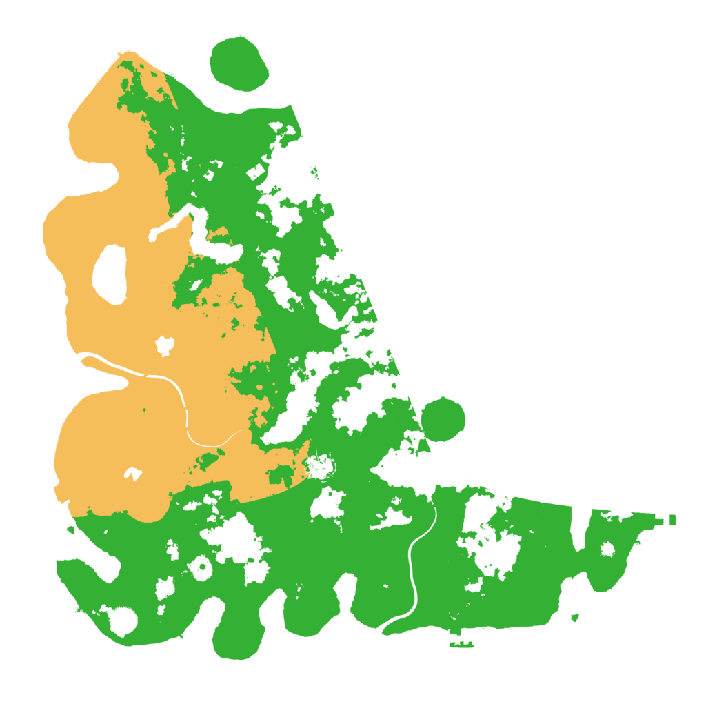 Biome Rust Map: Procedural Map, Size: 4500, Seed: 886049565