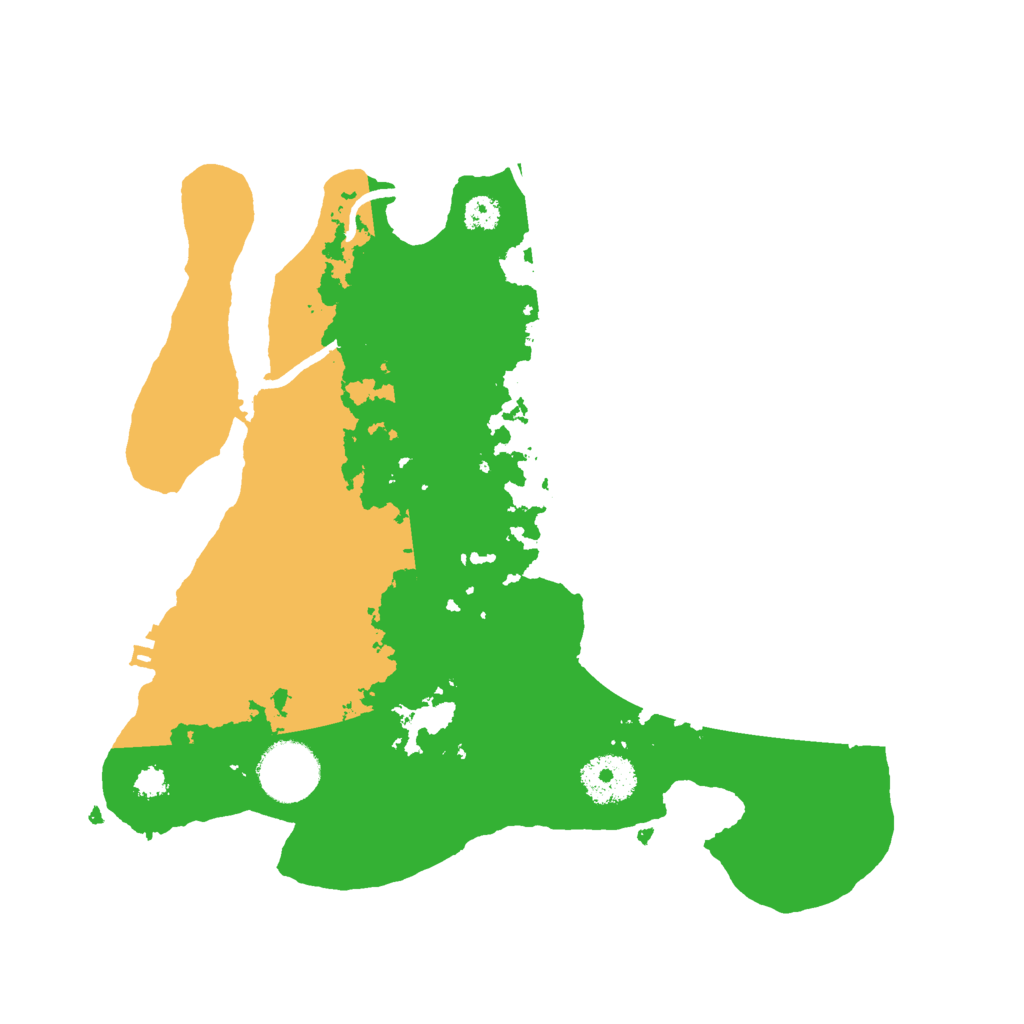 Biome Rust Map: Procedural Map, Size: 3000, Seed: 21218