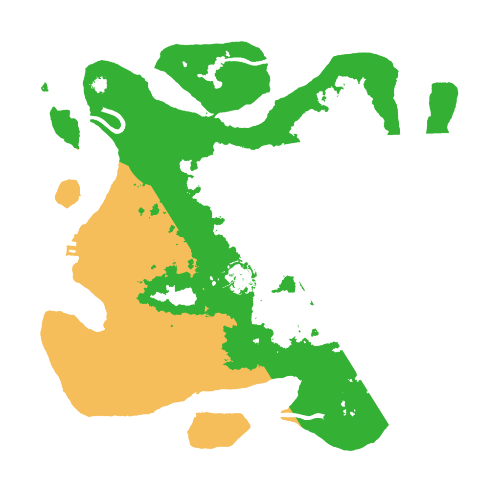 Biome Rust Map: Procedural Map, Size: 3000, Seed: 1623298