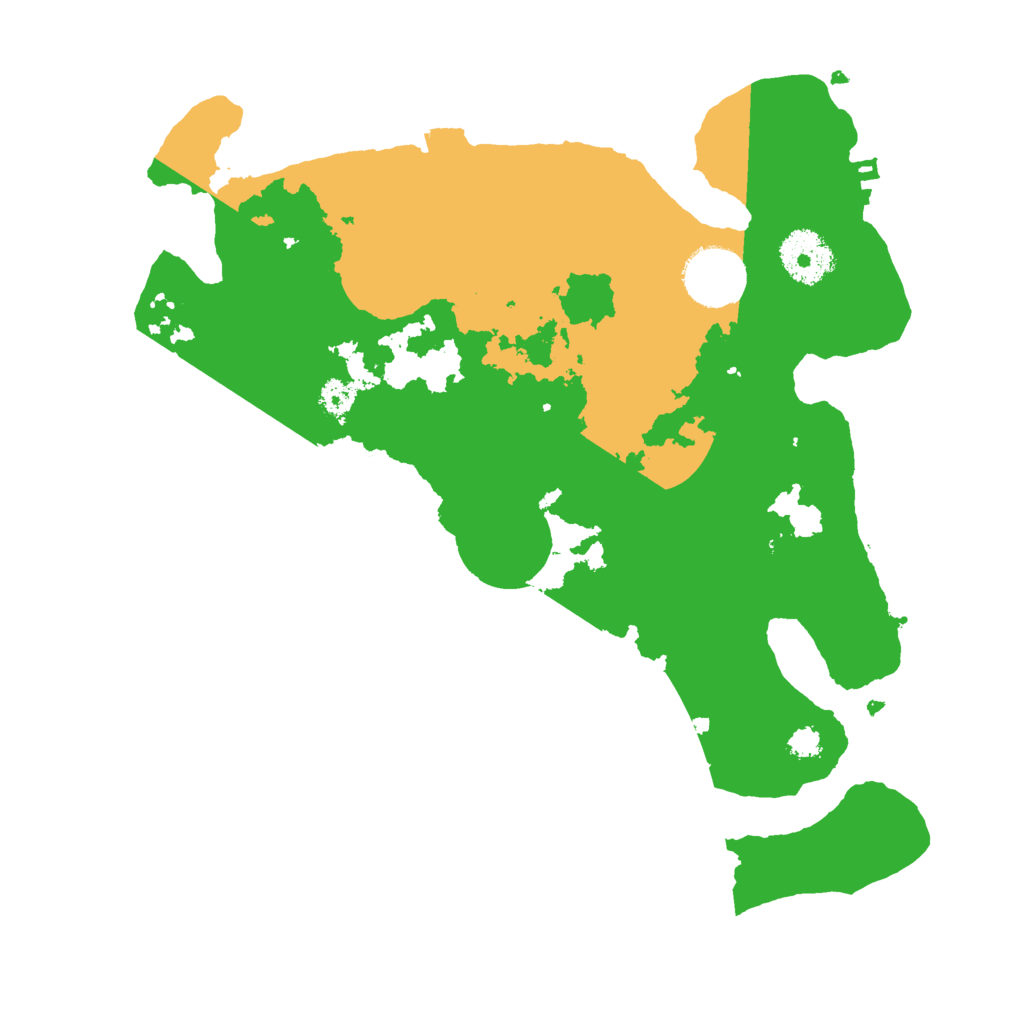 Biome Rust Map: Procedural Map, Size: 3000, Seed: 24801