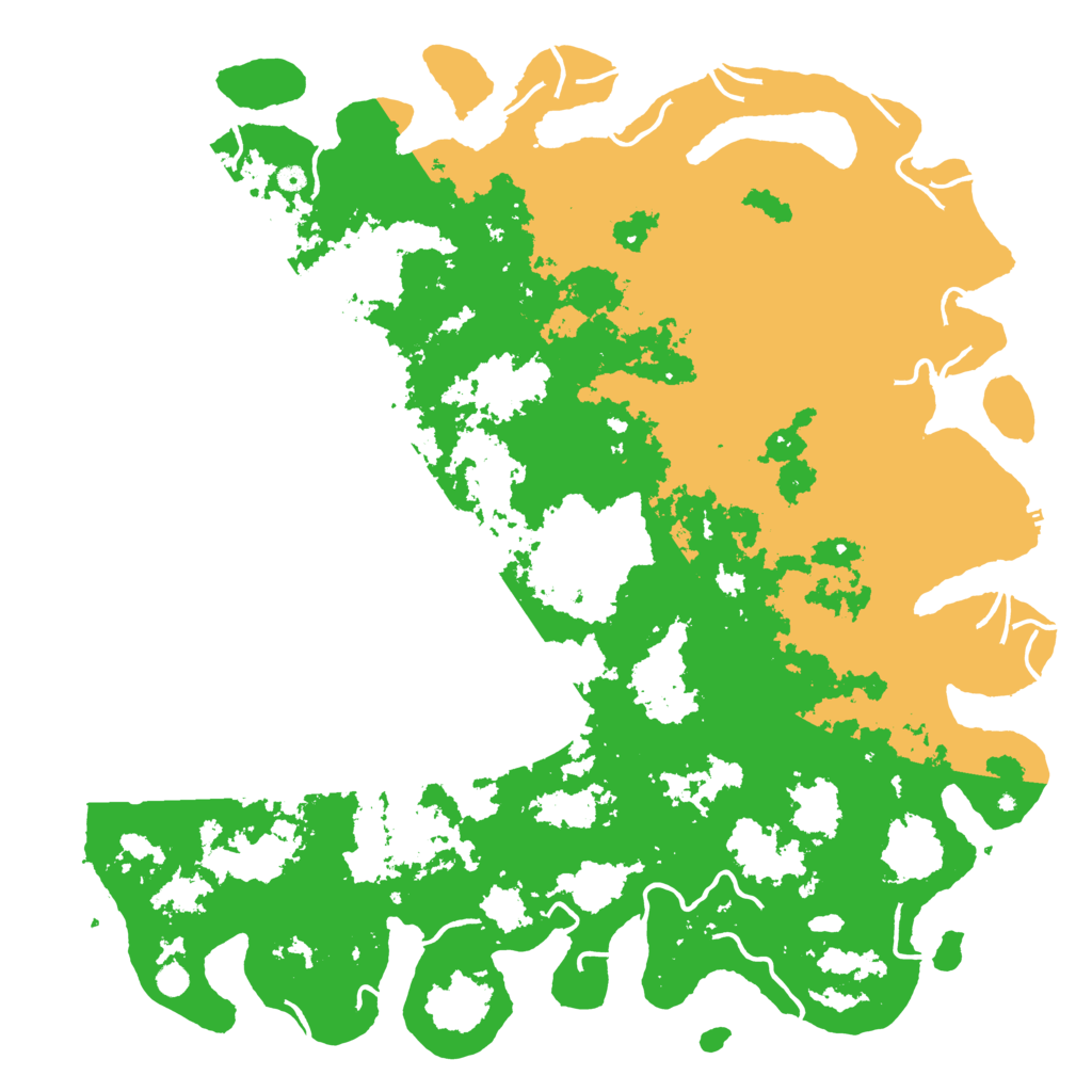 Biome Rust Map: Procedural Map, Size: 6000, Seed: 114368584