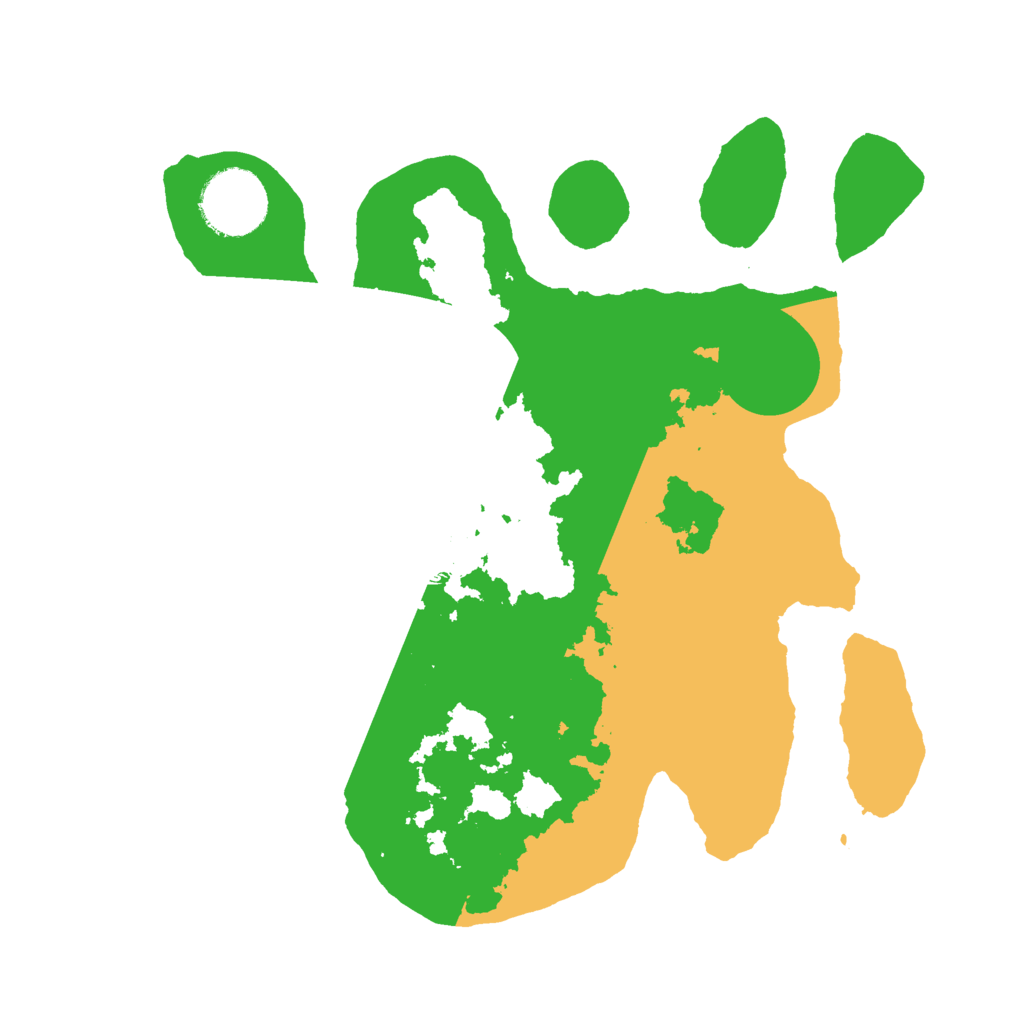 Biome Rust Map: Barren, Size: 2701, Seed: 12345