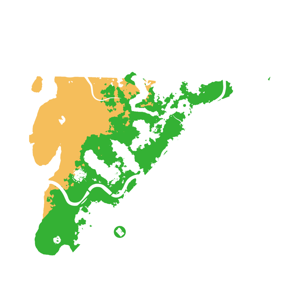 Biome Rust Map: Procedural Map, Size: 4000, Seed: 447268601